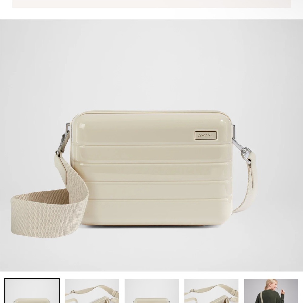 Away Beige Crossbody Bag